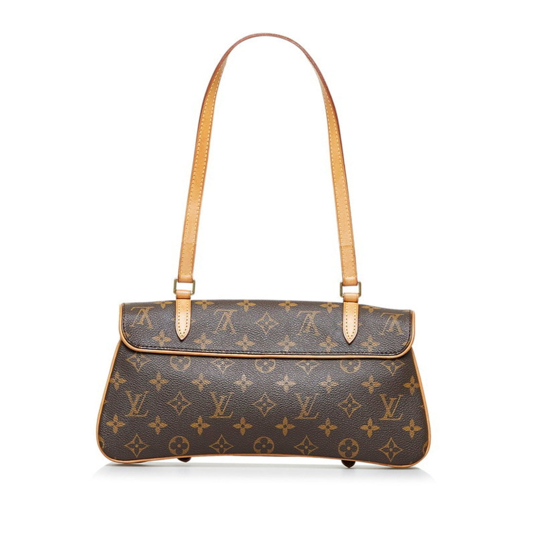 LOUIS VUITTON Monogram Marrel Shoulder Bag M51157 Brown PVC Leather Ladies