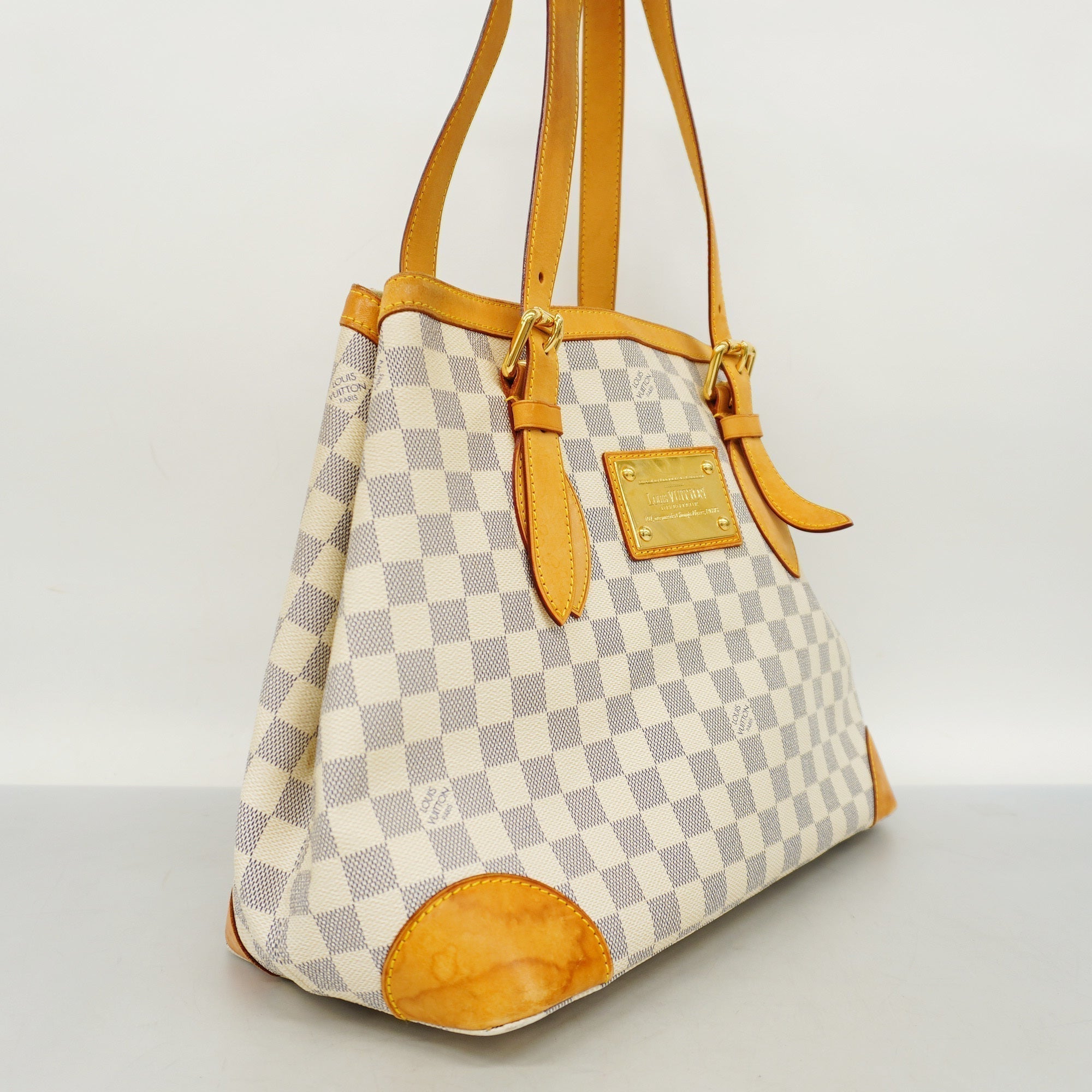 LOUIS VUITTONAuth Damier Azur Hamstead MM N51206 Women's Tote Bag