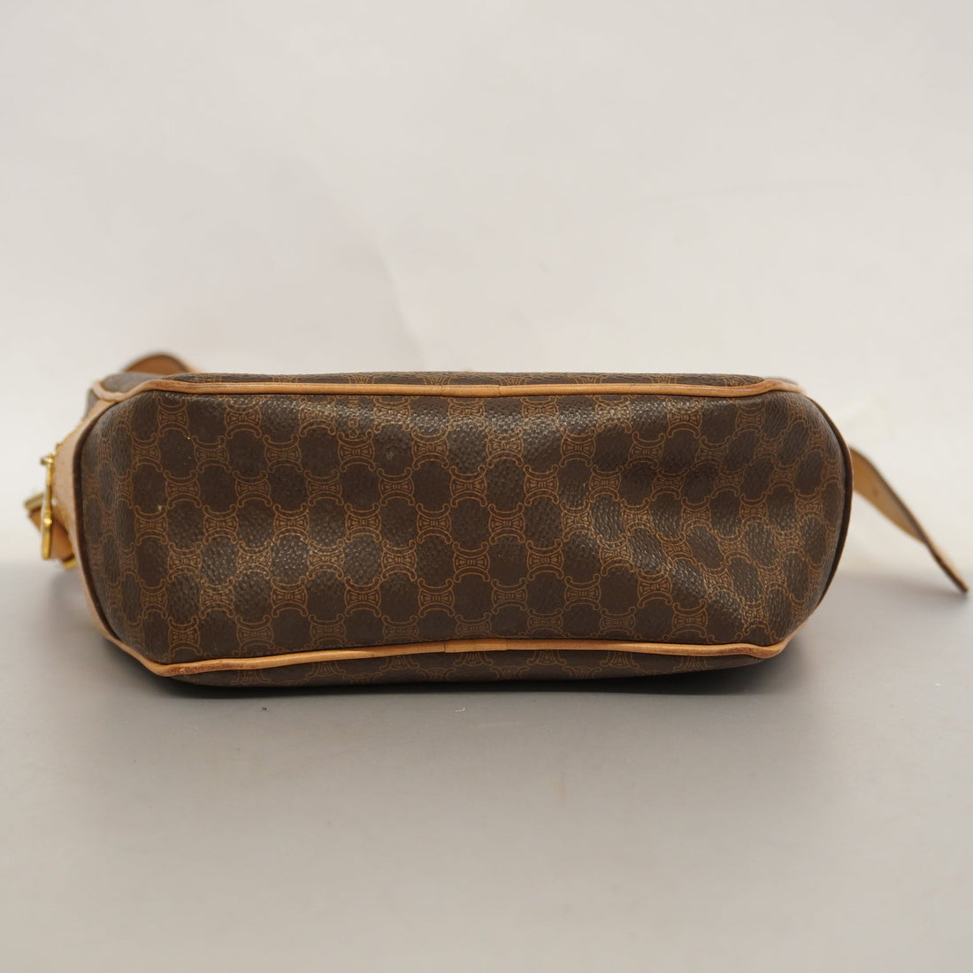 Celine  Macadam Shoulder Bag Women's PVC,Leather Shoulder Bag Brown