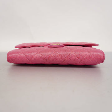 ChanelAuth  Matelasse Gold Hardware Women's Caviar Leather Caviar Leather