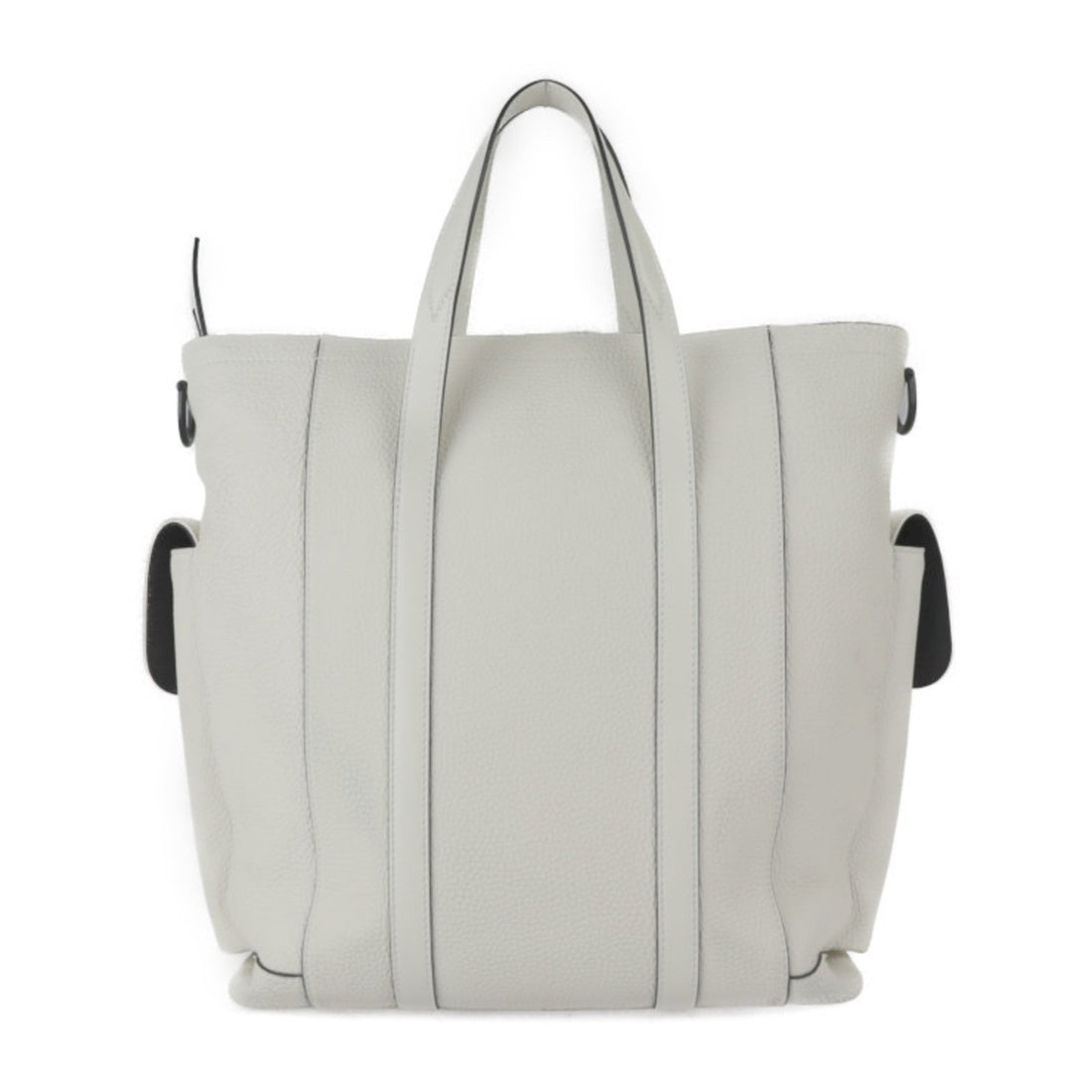 LOUIS VUITTON Christopher Tote Bag M58477 Taurillon Leather Bronne White Matte Black Hardware 2WAY Shoulder