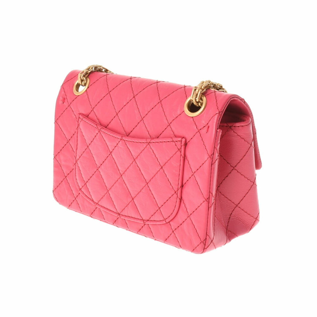 Chanel 2.55 chain pink tone ladies calf shoulder bag