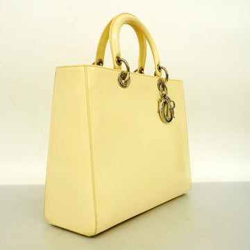 CHRISTIAN DIORAuth  Lady Dior 2WAY Bag Cannage Women's Leather Handbag,Shoulder