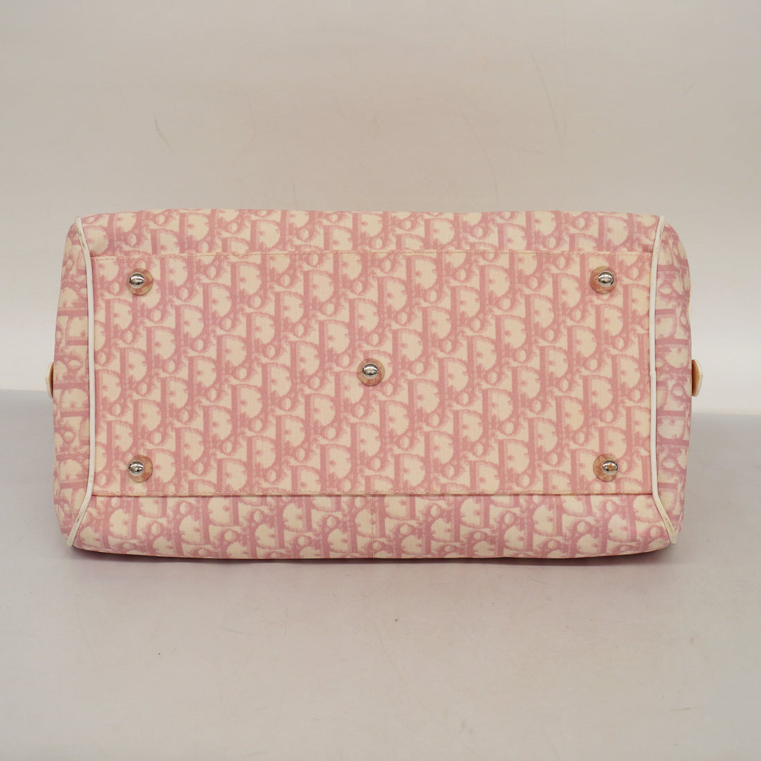 CHRISTIAN DIORAuth  Trotter Tote Bag Enamel Women's Coated Canvas Tote Bag Pink