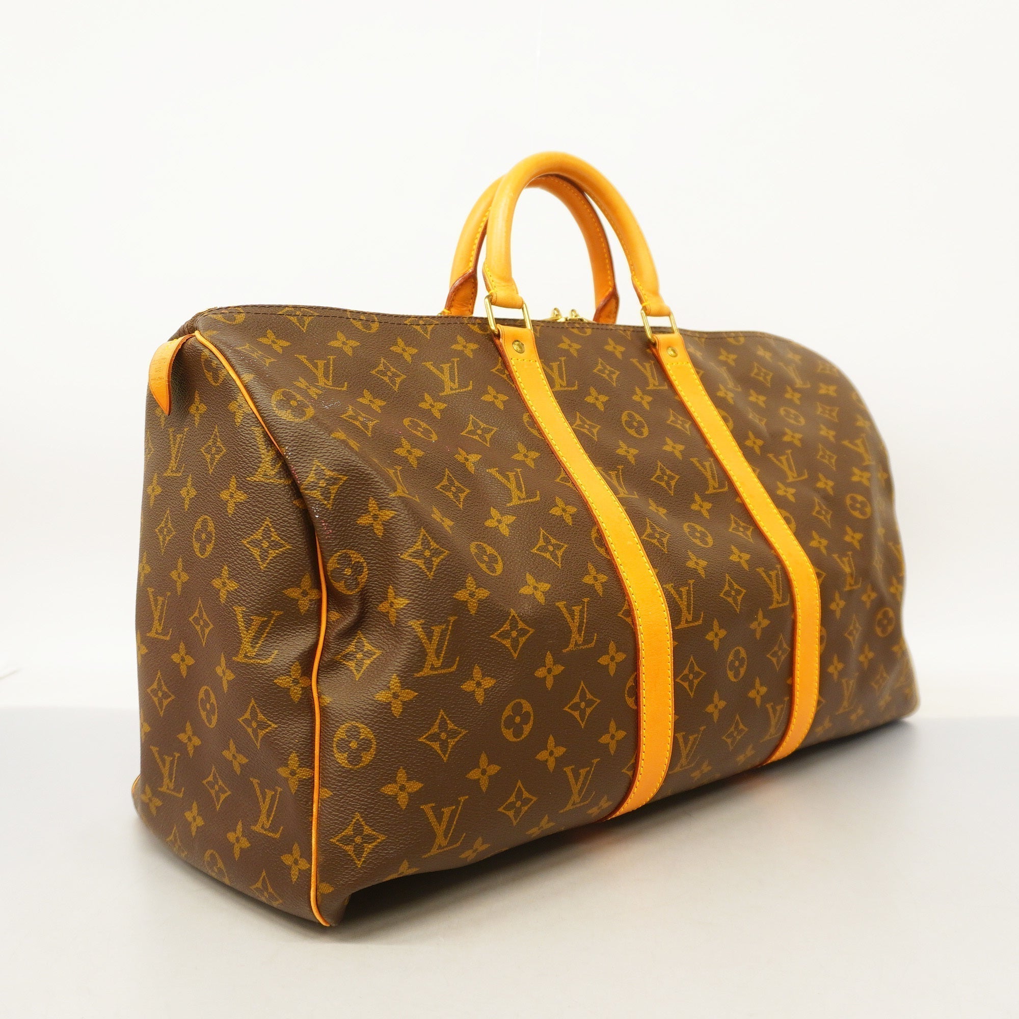 LOUIS VUITTONAuth Monogram Keepol 50 M41426 Boston Bag