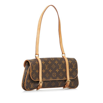 LOUIS VUITTON Monogram Marrel Shoulder Bag M51157 Brown PVC Leather Ladies