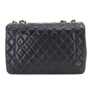 Chanel Decamato Matelasse 34 Chain Shoulder Bag Leather Black A01094 Vintage Gold Hardware