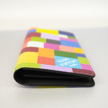 LOUIS VUITTONAuth Damier Graffit 3D Portofeuil Blaza NM N60457