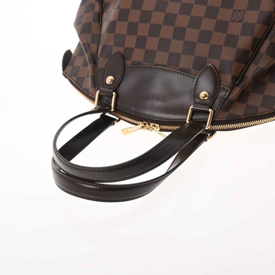 LOUIS VUITTON Damier Verona PM Brown N41117 Women's Canvas Handbag