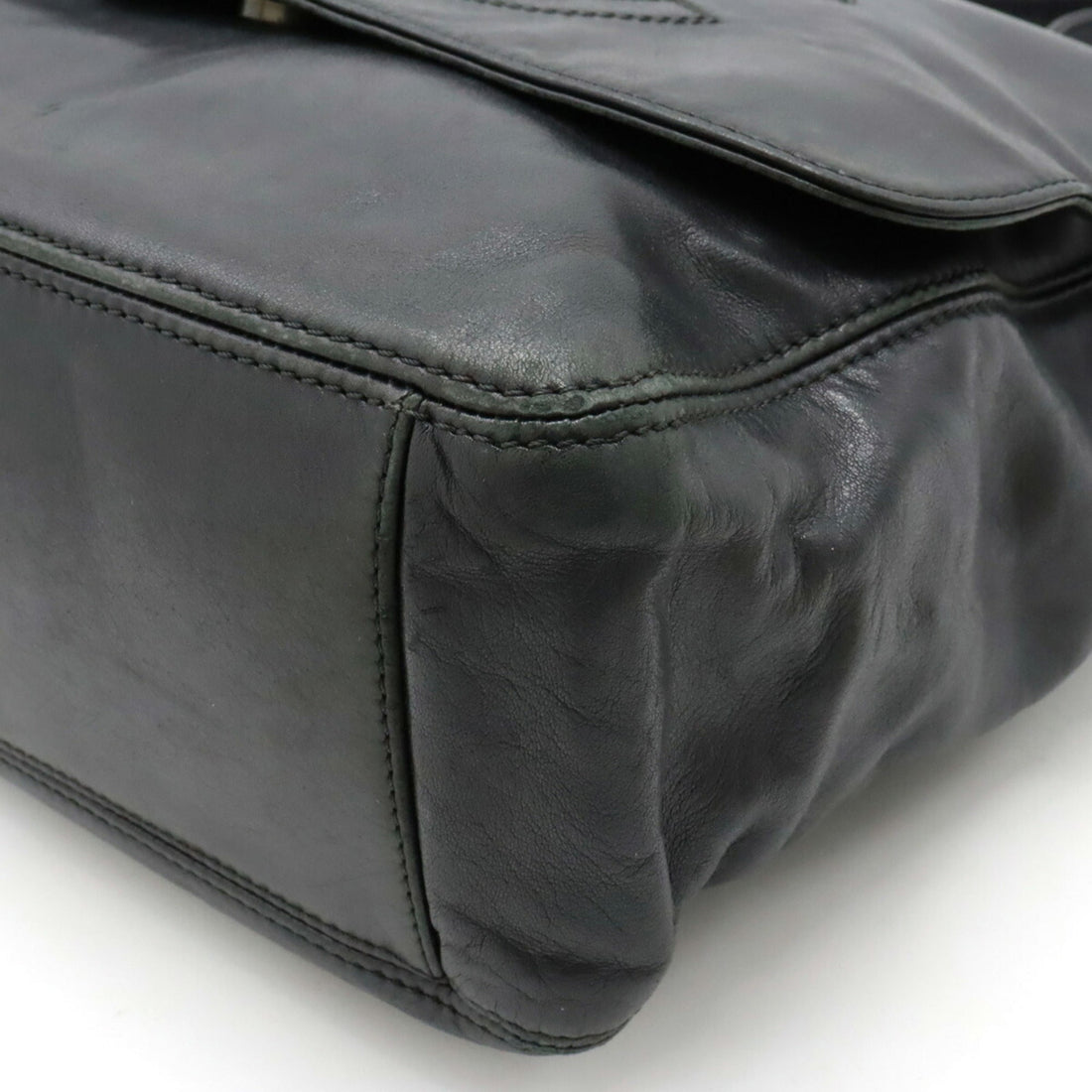 Chanel Cocomark Shoulder Bag Tassel Leather Black