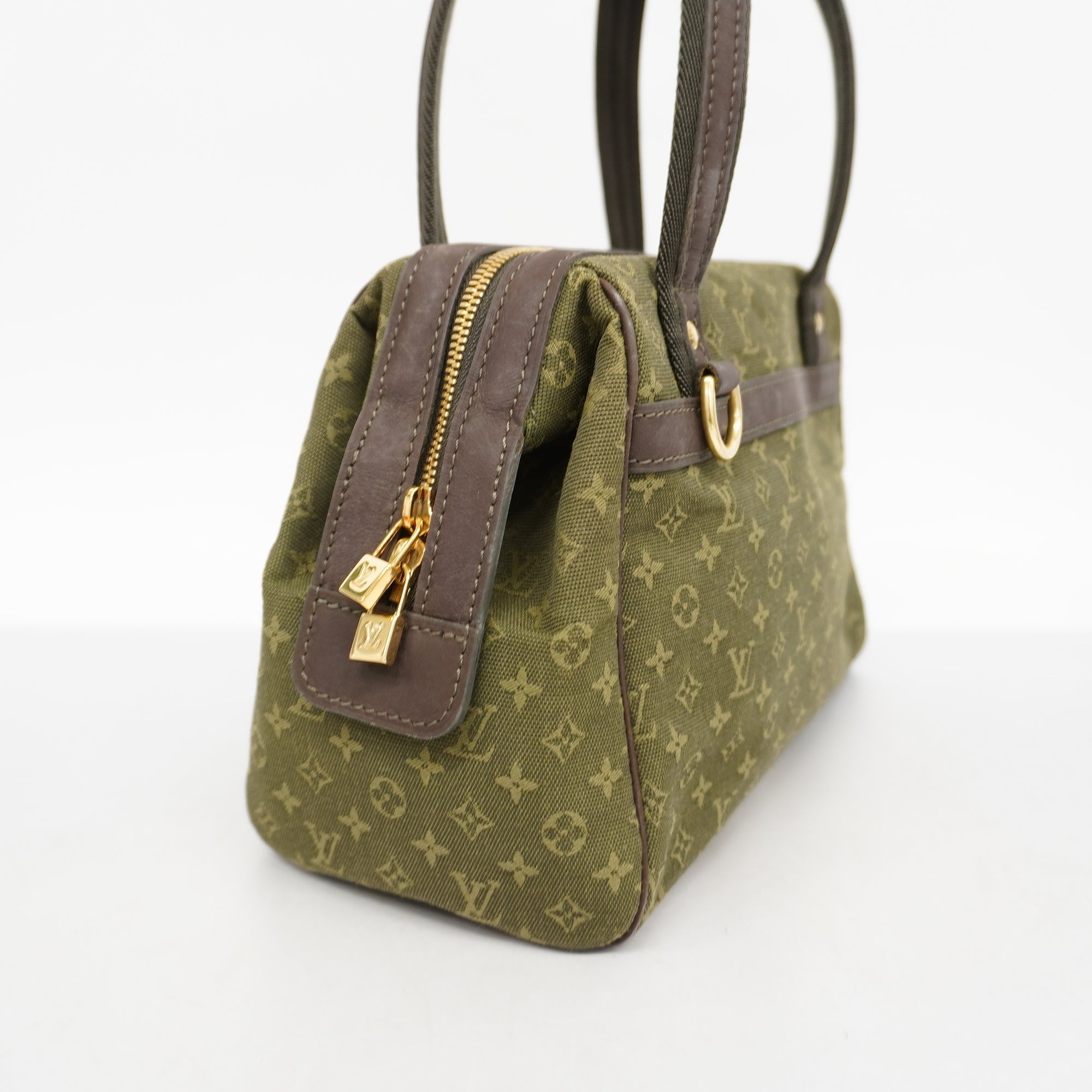 LOUIS VUITTONAuth Monogram Mini Josephine PM M92415 Women's Handbag TST Khaki