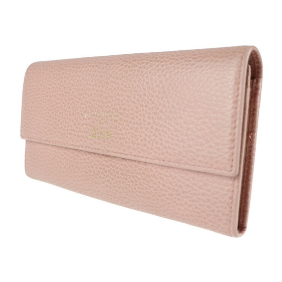 Gucci Swing Continental Wallet Bifold 354496 Leather Pink Series Gold Hardware Long