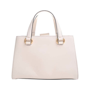GUCCI Leather Sylvie Handbag 460381 White Ladies
