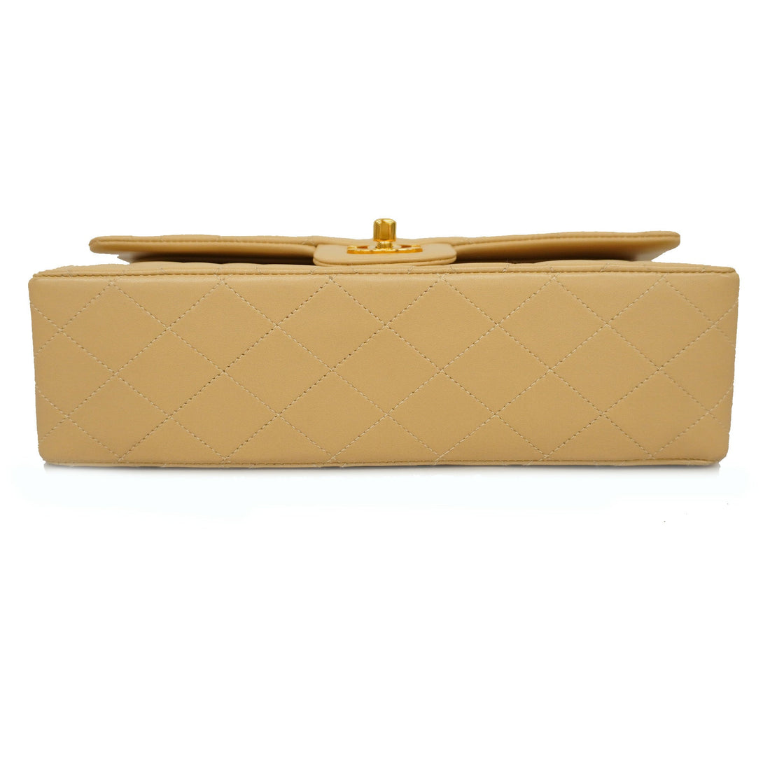 ChanelAuth  Matelasse W Flap W Chain Women's Caviar Leather Shoulder Bag Black