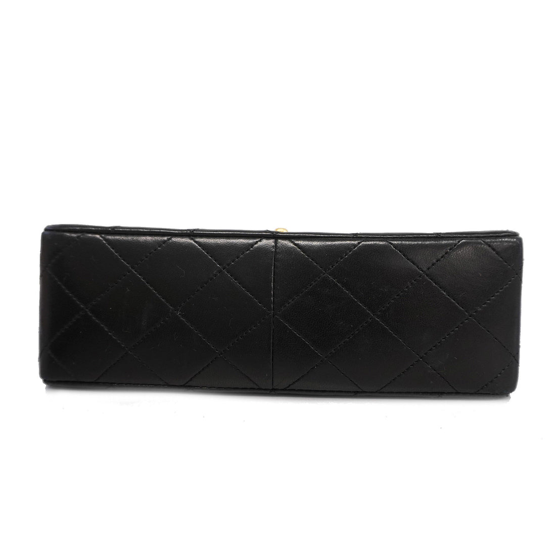 ChanelAuth  Matelasse Chain Shoulder Lambskin Women's Leather Shoulder Bag Black