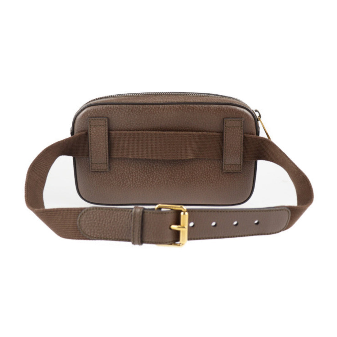 GUCCI Belt Bag 100th Anniversary Waist 602695 Calf Leather Brown Multicolor Gold Hardware Logo Body Pouch Bum