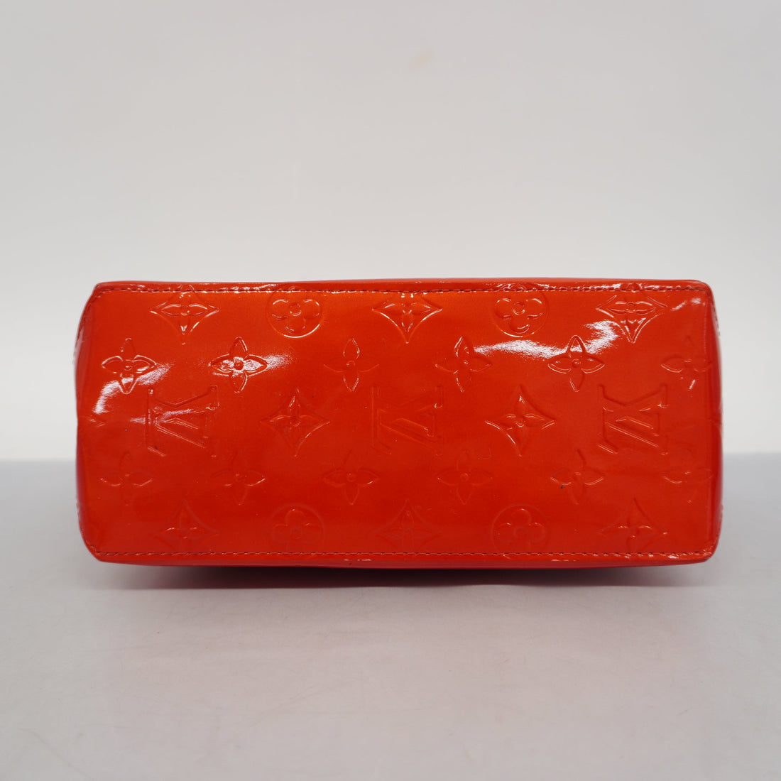 LOUIS VUITTONAuth Monogram Vernis Lead PM M91088 Women's Handbag Rouge