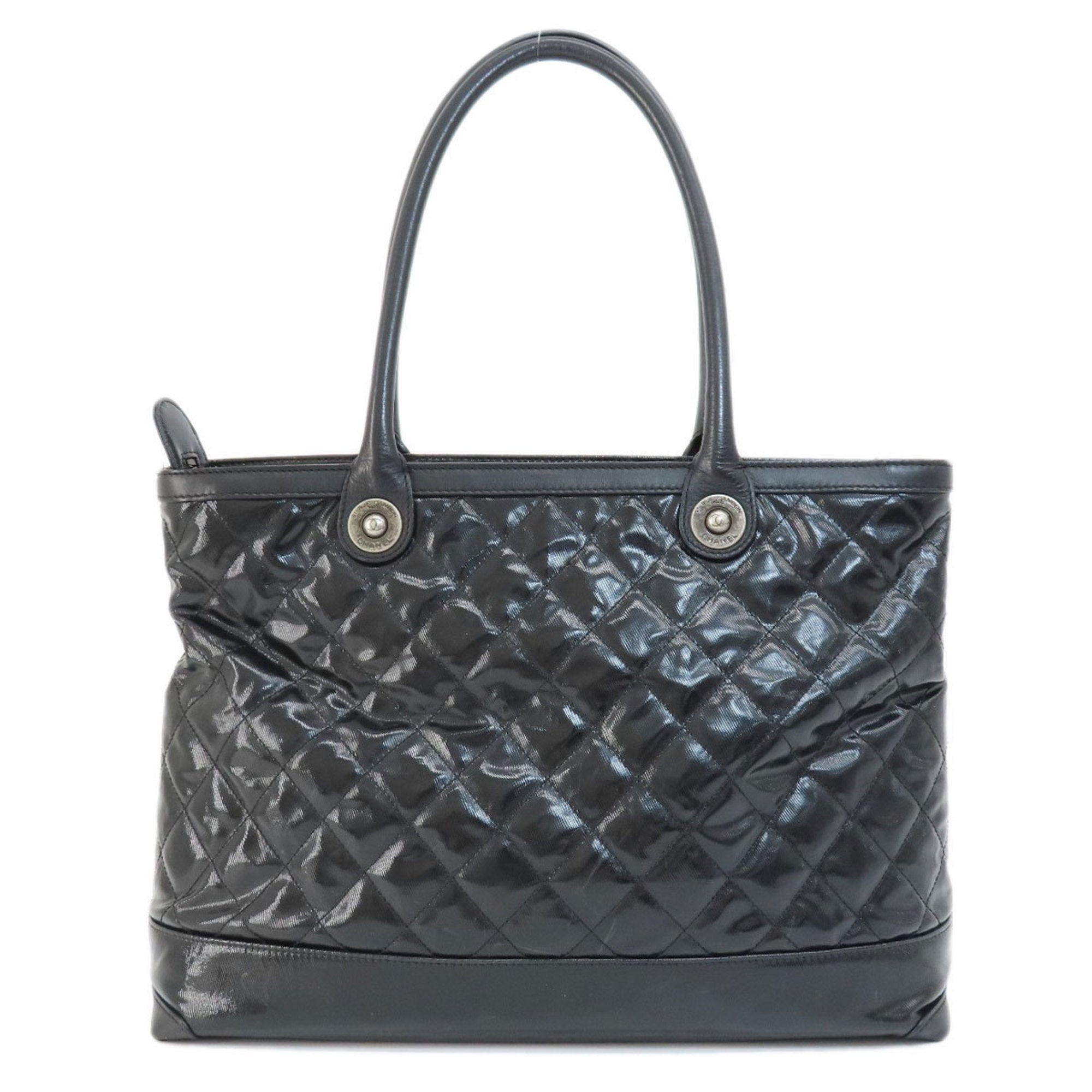 Chanel matelasse Tote Bag patent leather ladies