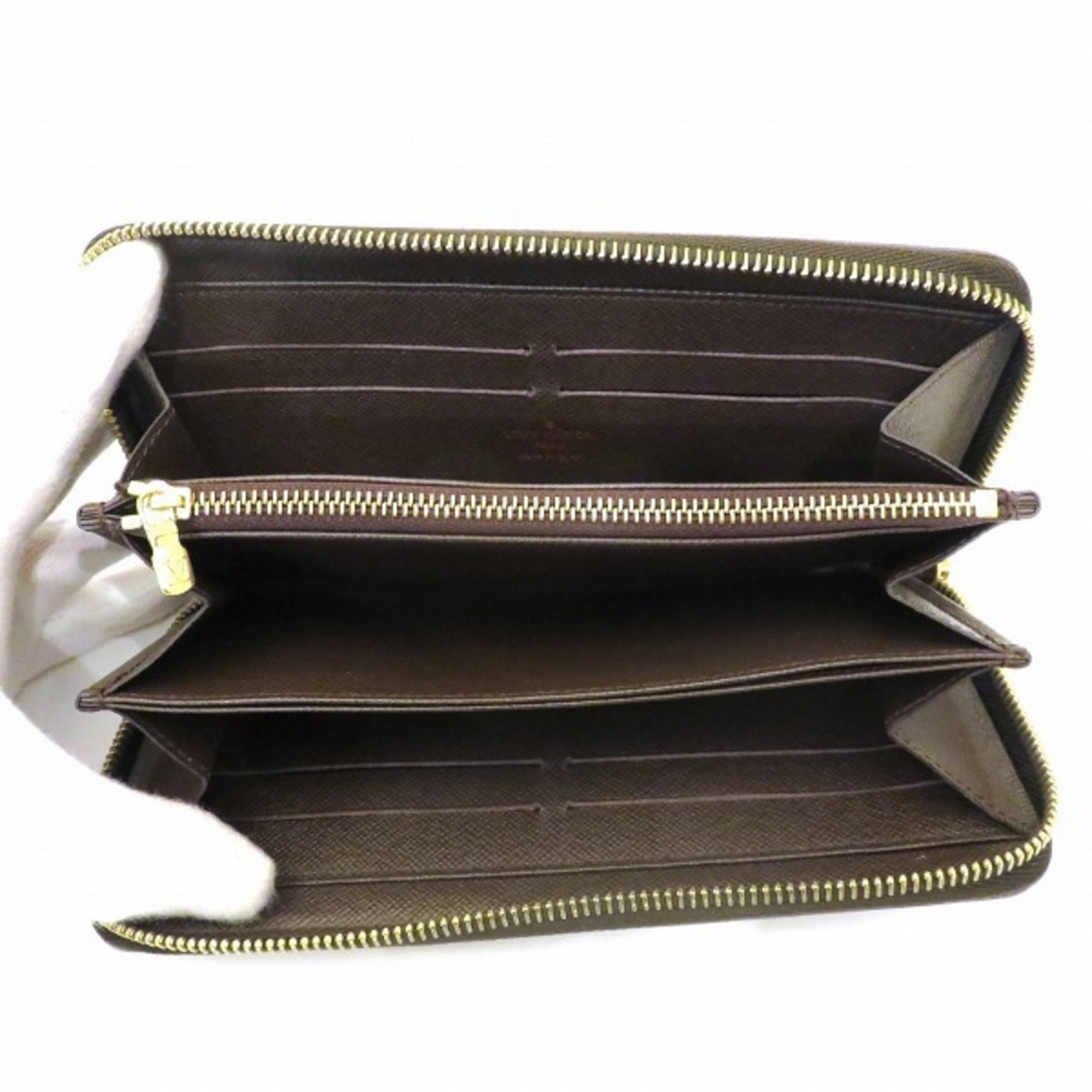 LOUIS VUITTON Damier Zippy Wallet N60015 Long Unisex