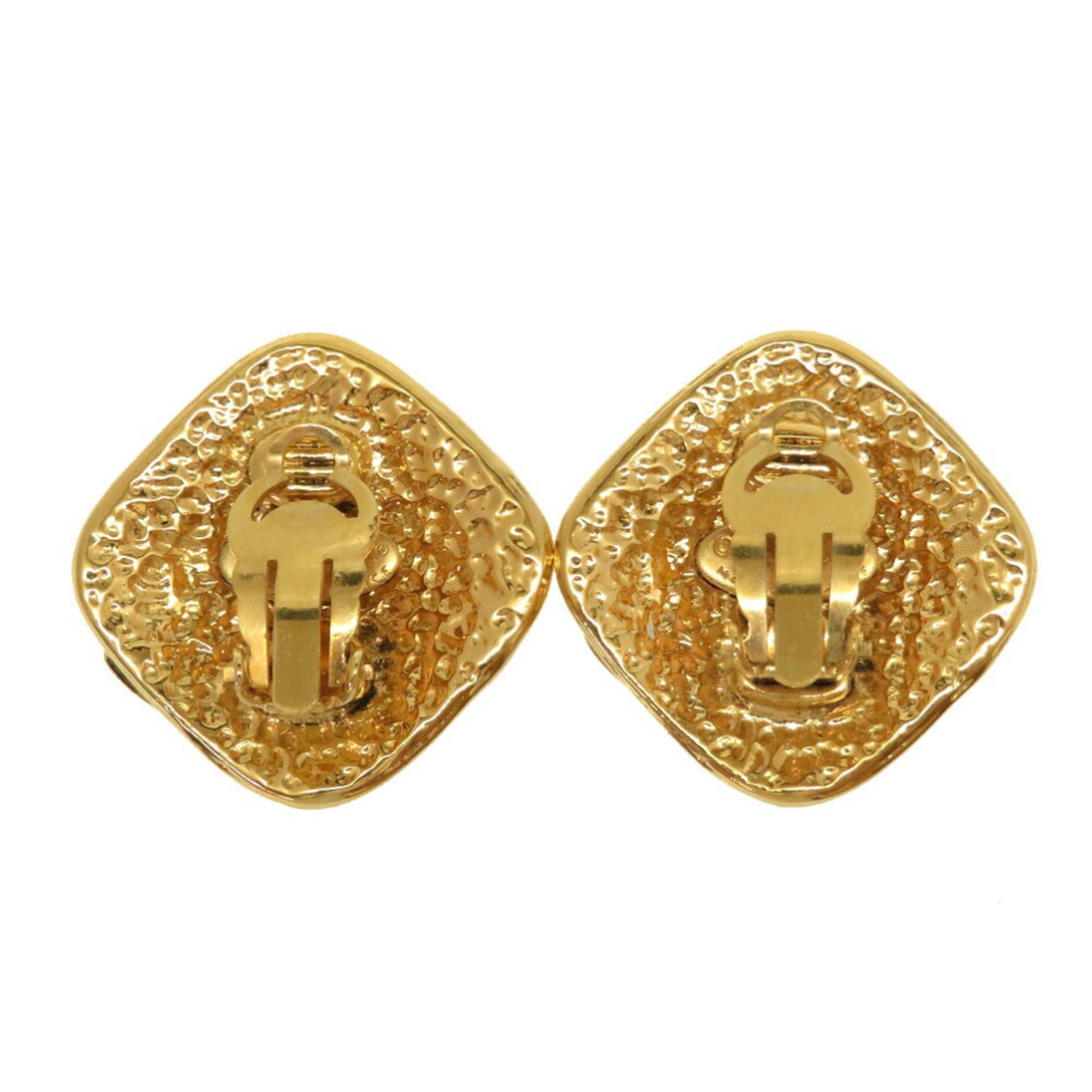 Chanel 94P Gold Earrings Coco Mark 0030 CHANEL