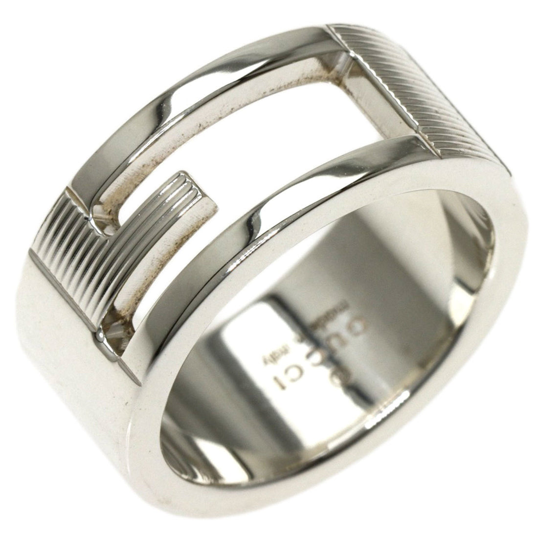 Gucci G #7 Ring Silver Ladies GUCCI