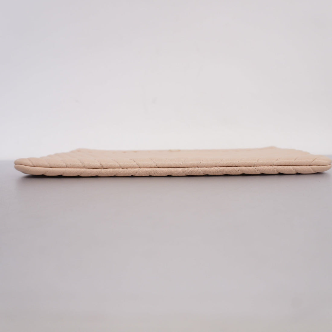 ChanelAuth  Clutch Bag V Stitch Women's Caviar Leather Clutch Bag Pink