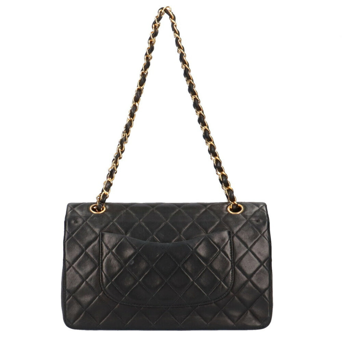 Chanel chain matelasse shoulder Bag lambskin black ladies