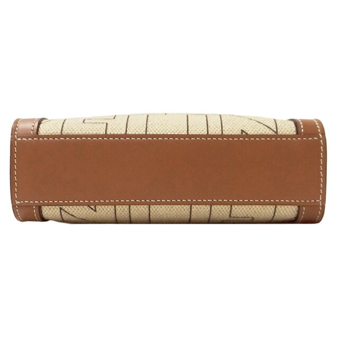 Celine Bag Women's Handbag Shoulder 2way Canvas Vertical Cover Natural Brown