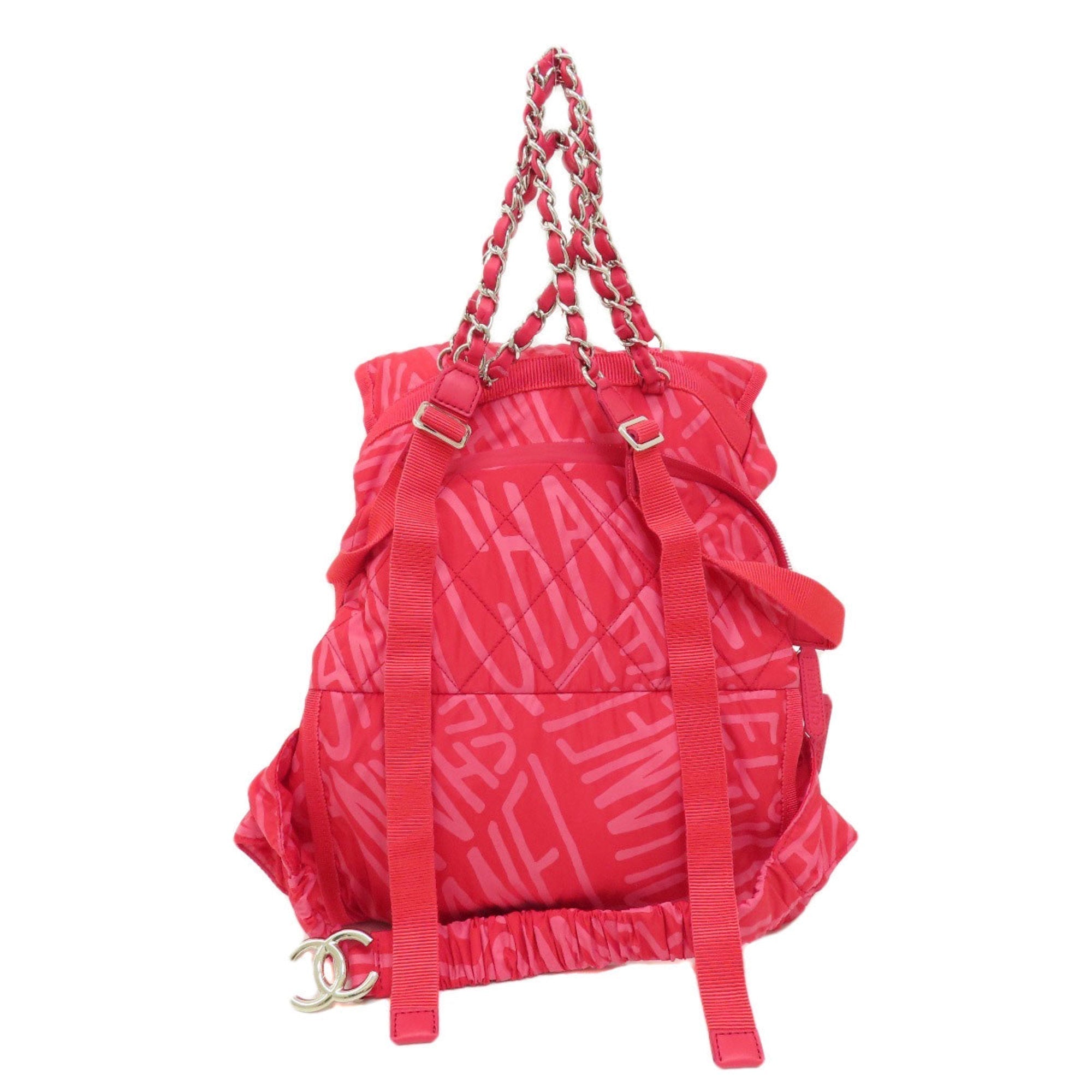 Chanel Cocomark Rucksack/Daypack Nylon Material Women's
