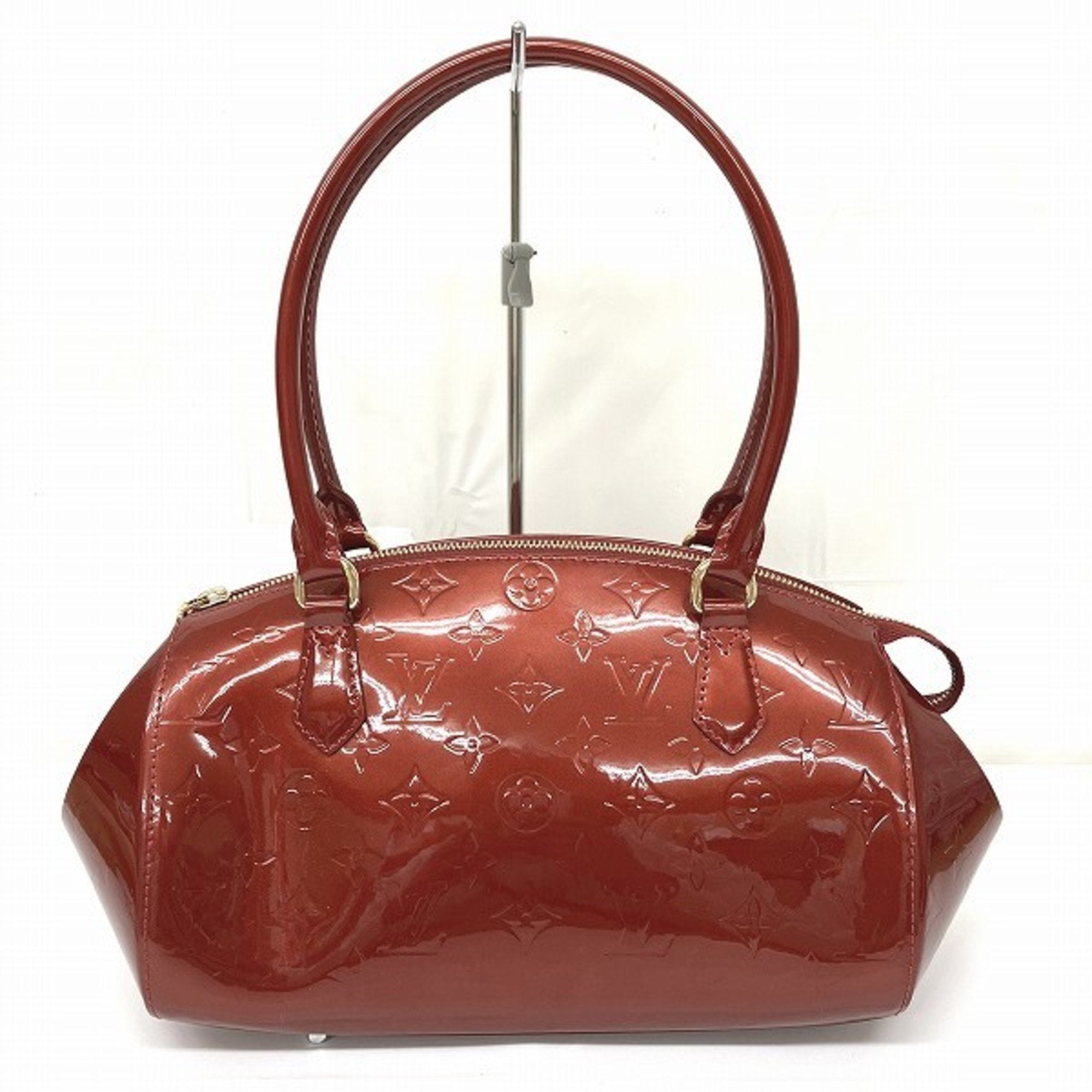 LOUIS VUITTON Vernis Sherwood PM Pomme d'Amour M91494 Bag Shoulder Ladies