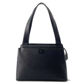 Chanel shoulder bag Coco mark CHANEL handbag black