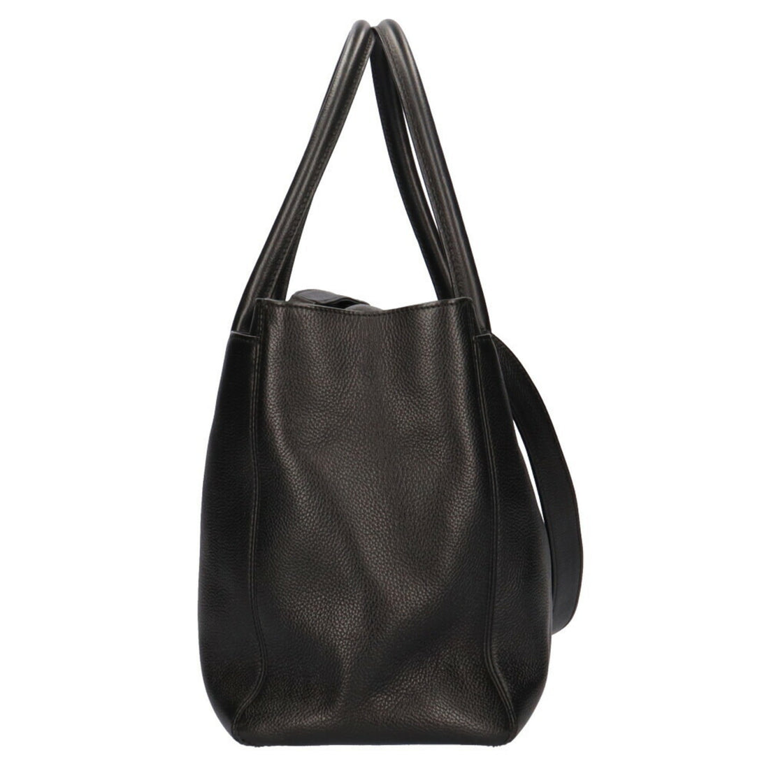 Chanel executive shoulder Bag leather black ladies