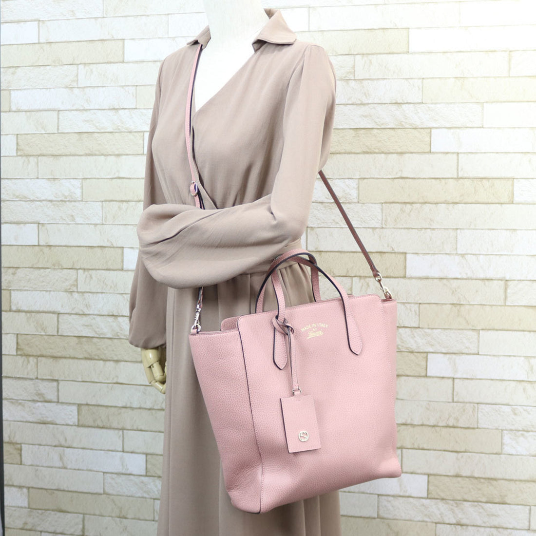 Gucci Shoulder Bag Pink Ladies