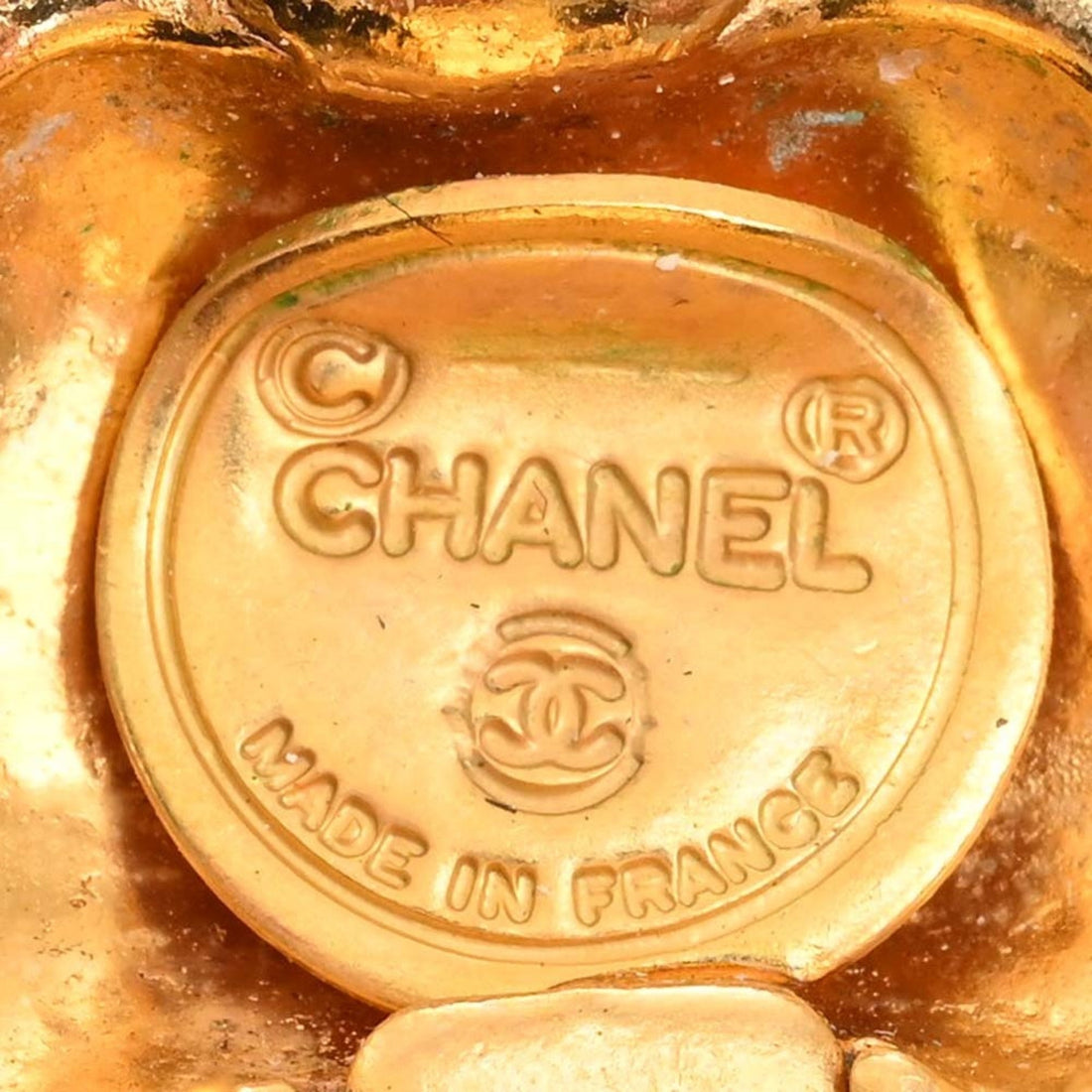 Chanel Coco  earrings gold ladies