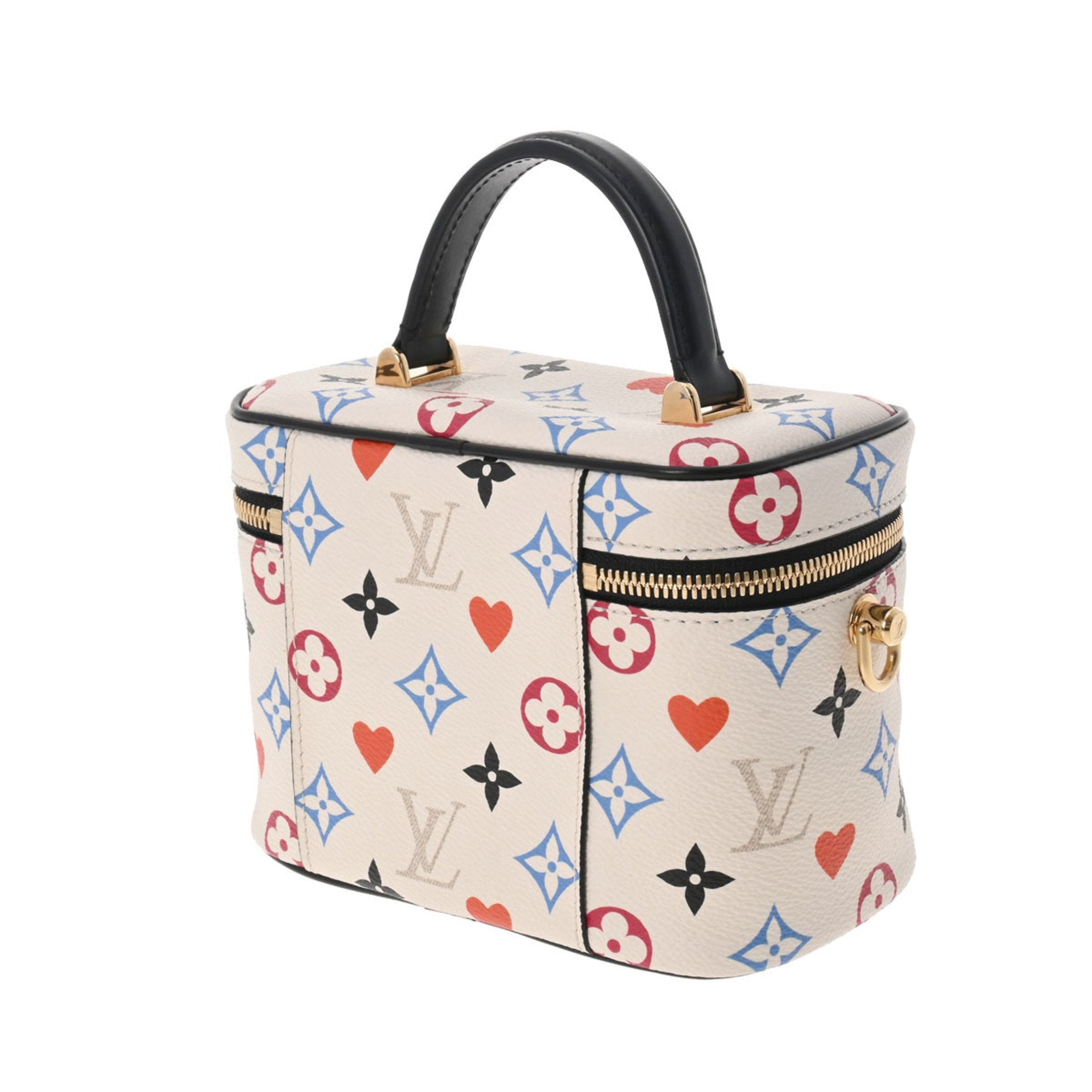 LOUIS VUITTON Monogram Game On Vanity PM Bron M57458 Women's Canvas Bag