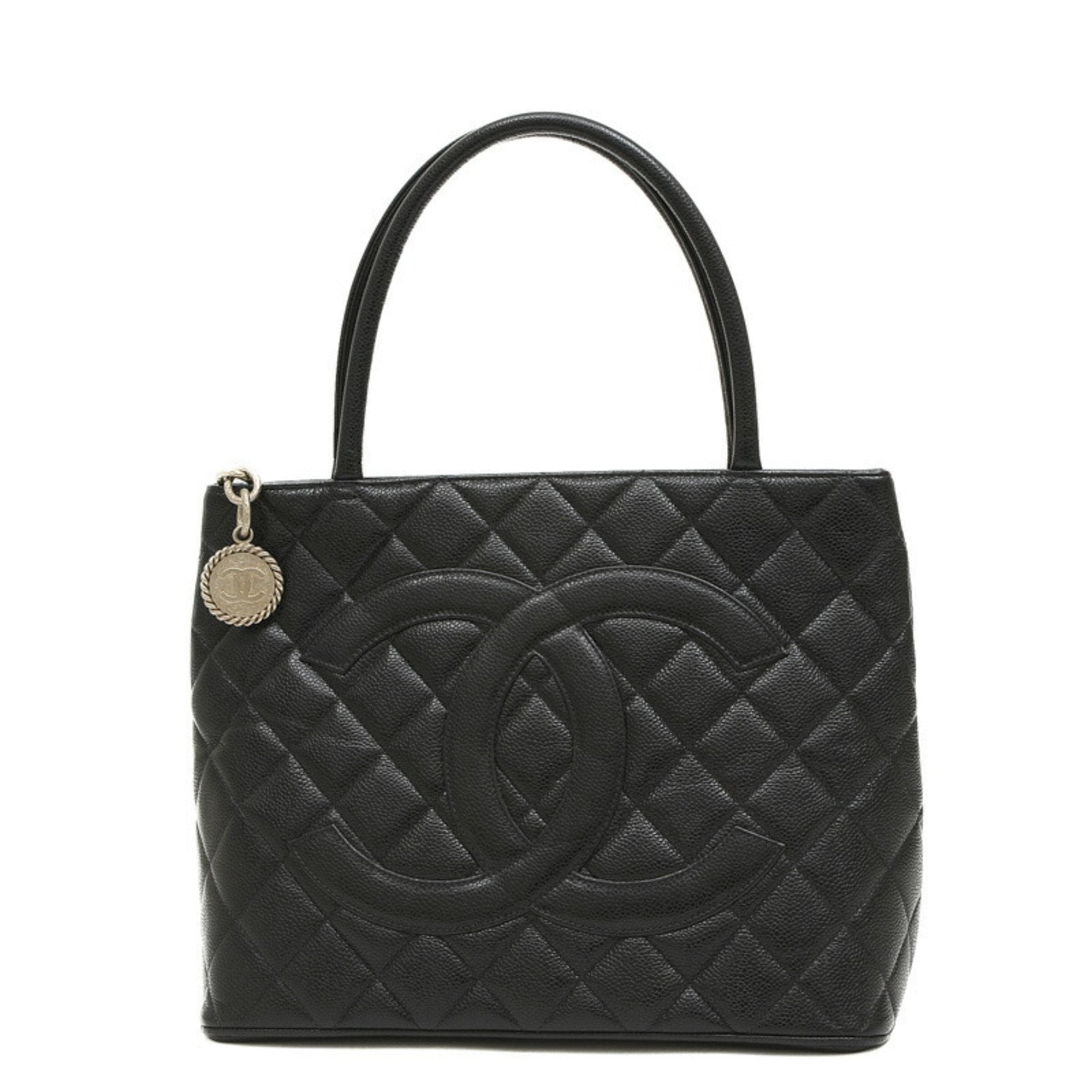 Chanel Reissue Tote Bag Caviar Skin Black A01804