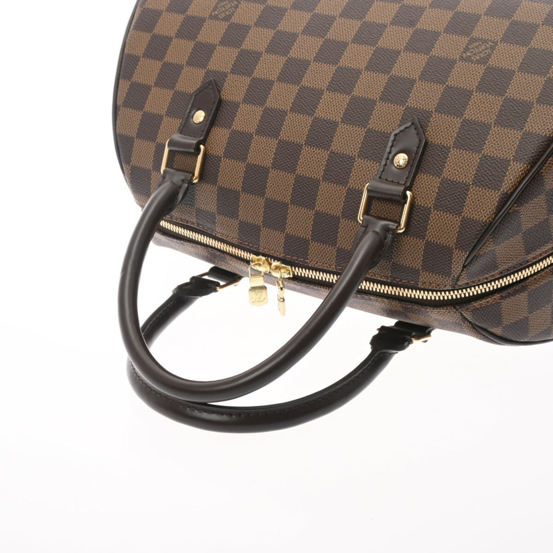 LOUIS VUITTON Damier Rivera MM Brown N41434 Ladies Canvas Handbag