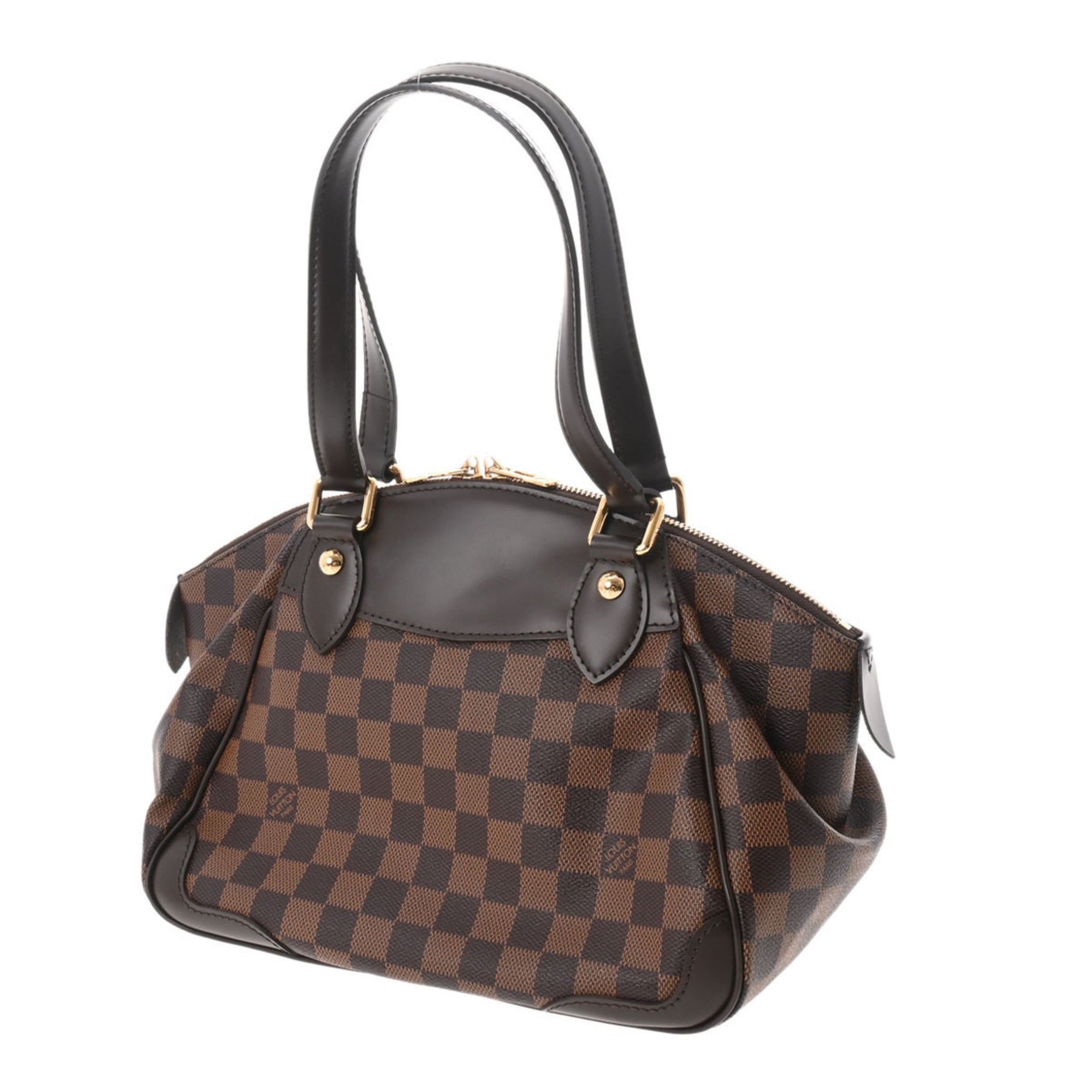 LOUIS VUITTON Damier Verona PM Brown N41117 Ladies Canvas Handbag