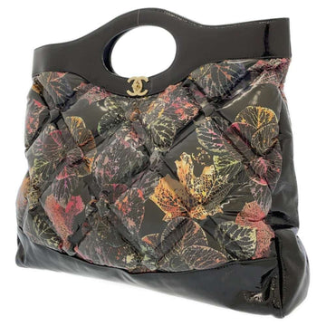 Chanel Shoulder Bag 31 Large Patent CHANEL Handbag Black