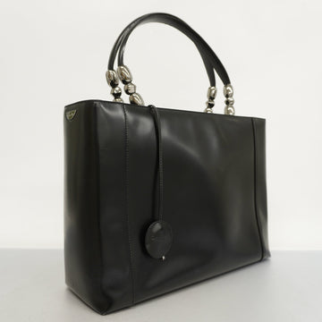 CHRISTIAN DIOR  2way Bag Maris Pearl Leather HandBag,Shoulder Bag Black