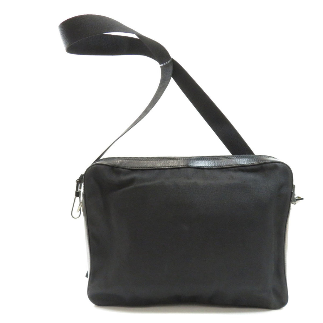 Gucci 002058 Plate Shoulder Bag Nylon Ladies GUCCI