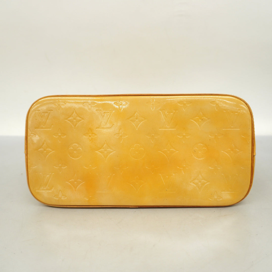 LOUIS VUITTONAuth Monogram Vernis Houston M91004 Tote Bag Beige