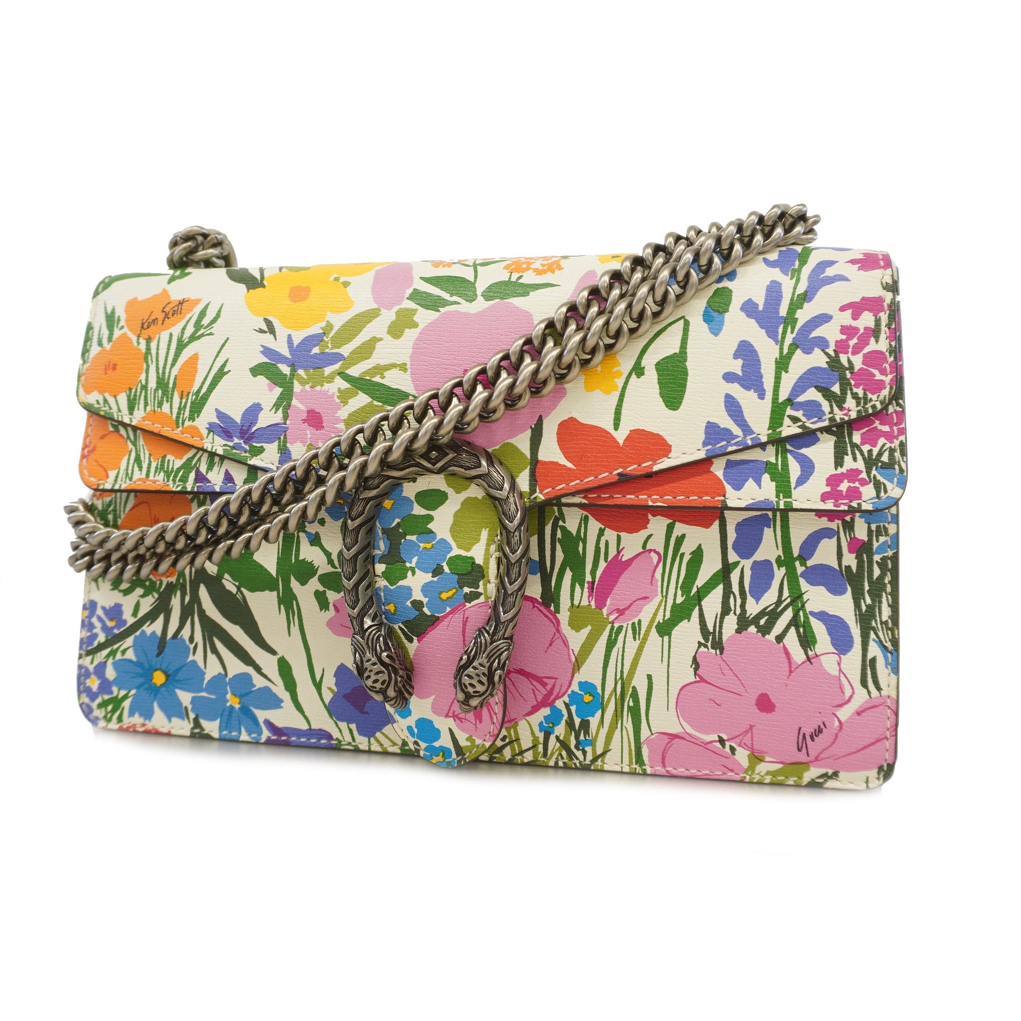 Gucci Dionysus 400249 Women's Leather Shoulder Bag Multi-color