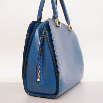 LOUIS VUITTONAuth Epi Ponneuf M52055 Women's Handbag Toledo Blue