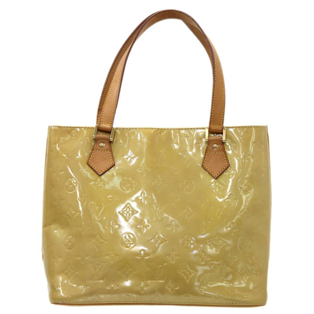 LOUIS VUITTON Houston handbag Vernis beige M91340 TH0051