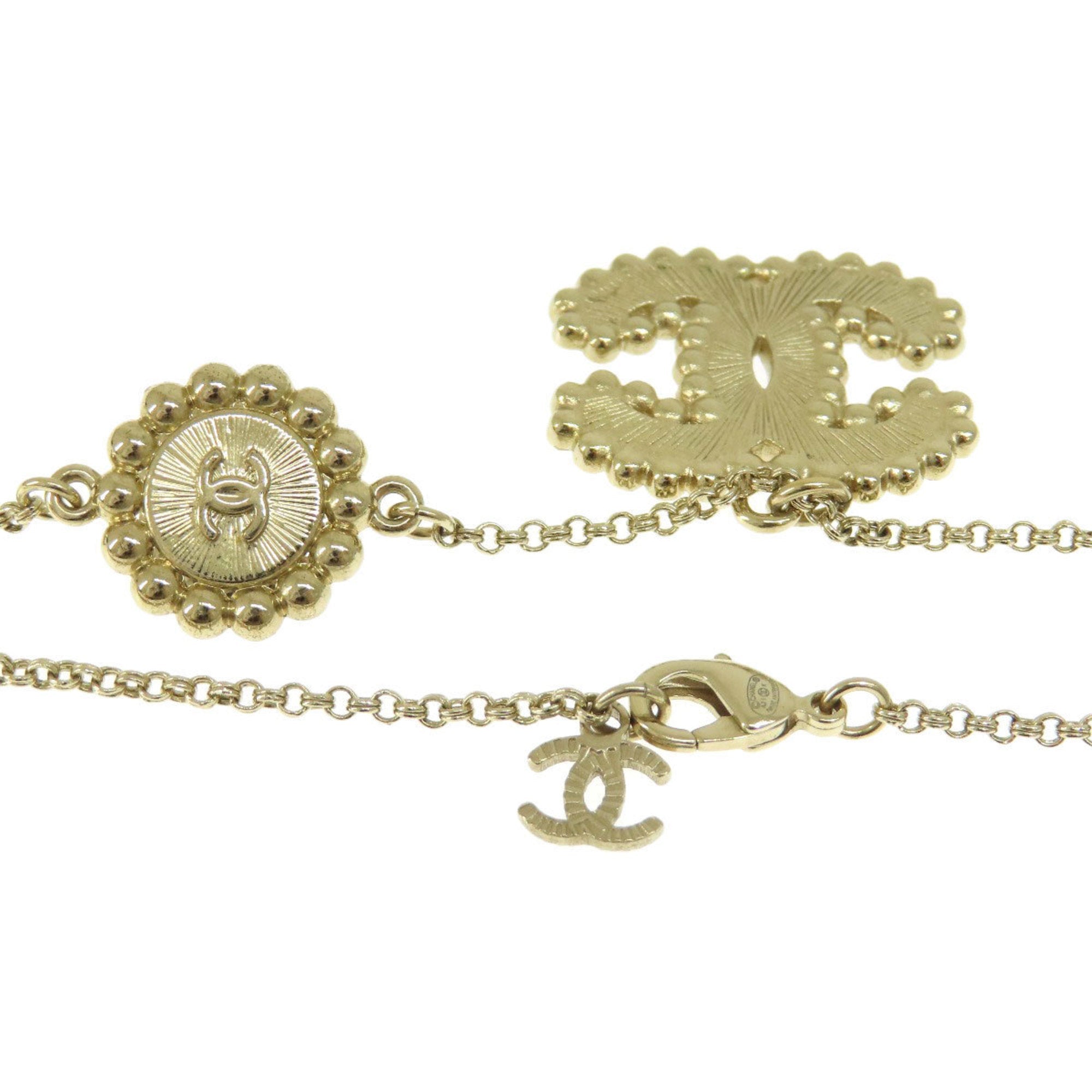 Chanel Cocomark Necklace Women's