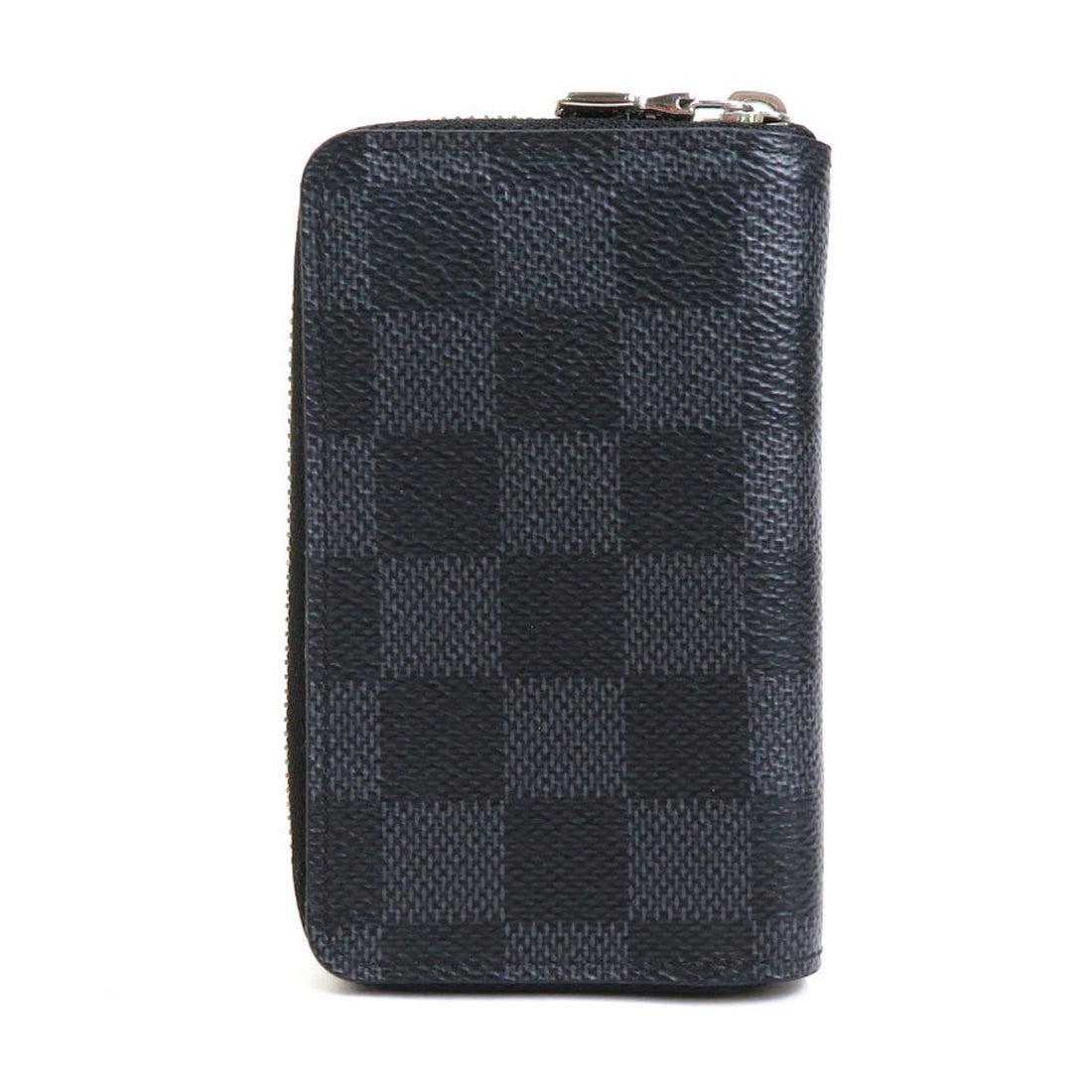 LOUIS VUITTON Coin Case Damier Graphite Zippy Purse/Damier Black Men's N63076
