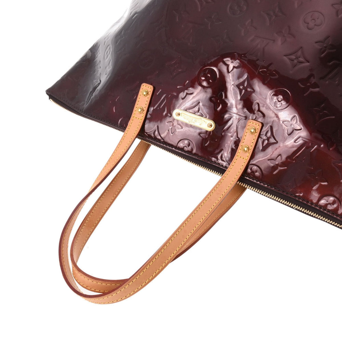 LOUIS VUITTON Vernis Bellevue GM Amaranto M93589 Ladies Monogram Tote Bag