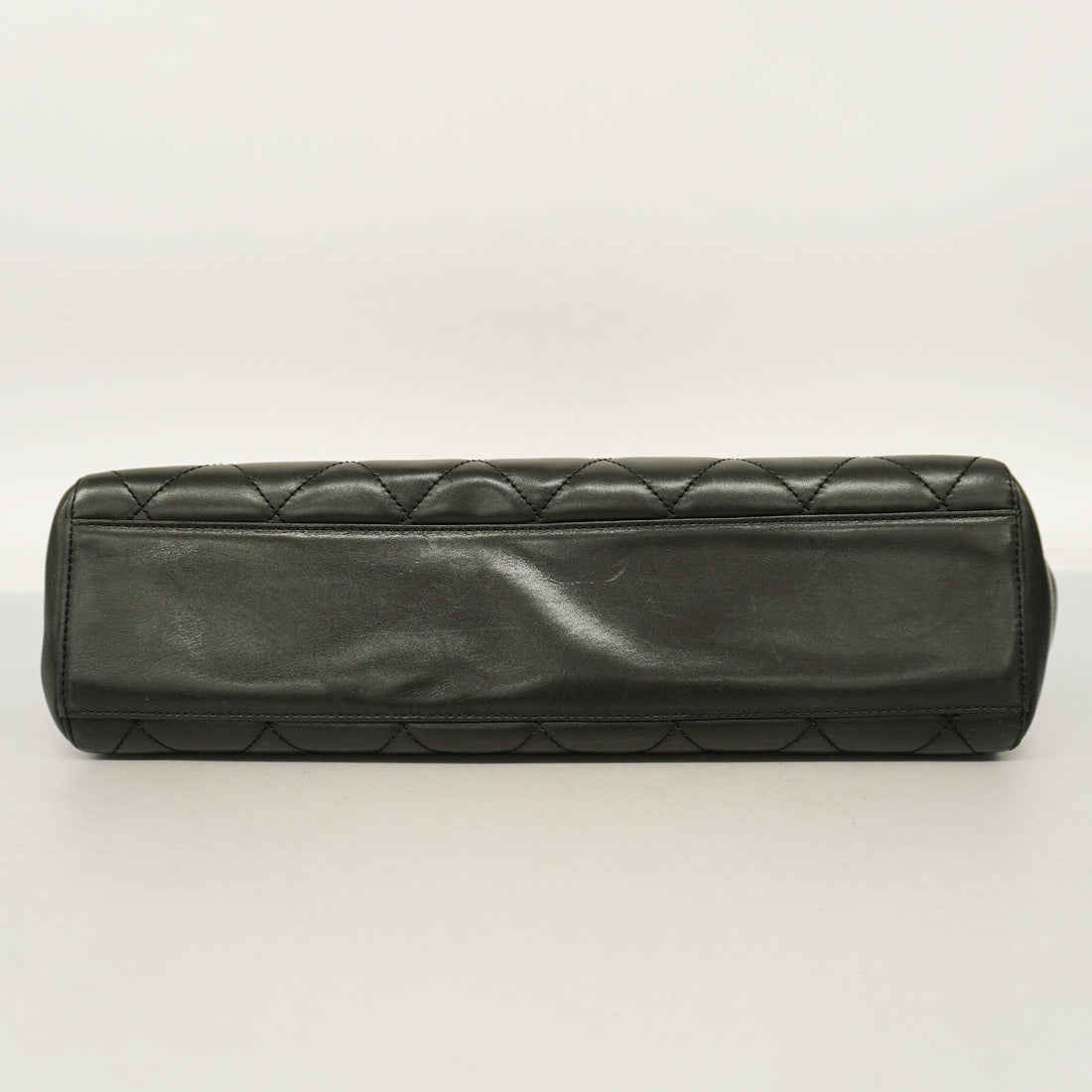 ChanelAuth  Matelasse Chain Shoulder Women's Leather Tote Bag Black