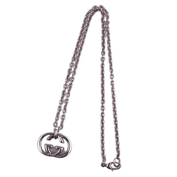 Gucci necklace interlocking silver 925 men's